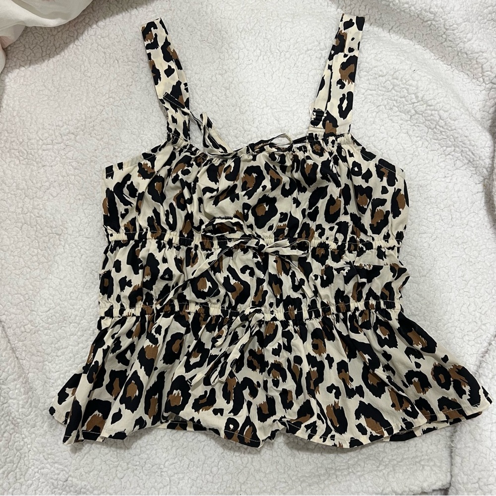 Leopard Print Women's Top